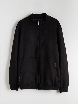 Lc Waikiki Yeni Sezon Standart Kalıp Dik Yaka Süet Erkek Mont