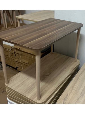 Hamadex Zıon Serisi – Mdf Orta Sehpa | 50×90 cm Mdf Tabla + Masif Gürgen Ayak | Modern ve Dayanıklı Tasarım