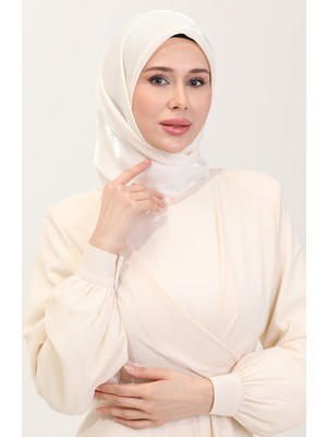 Kehribar Eşarp 70273-11 Krem