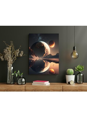 Kozmik Evren - Ahşap Mdf Tablo