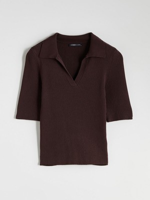 Lc Waikiki Yeni Sezon Polo Yaka Kadın Triko Kazak