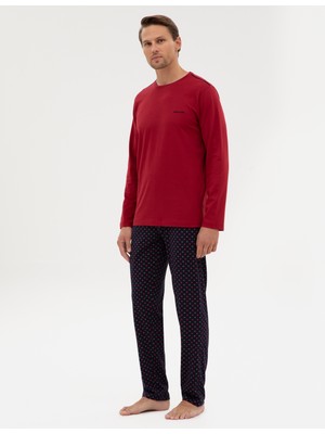 Pierre Cardin Erkek Bordo Pijama Takımı 50322633-900