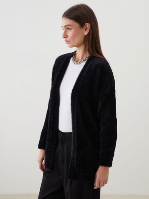 Lc Waikiki Yeni Sezon Şal Yaka Kadın Pelüş Triko Hırka