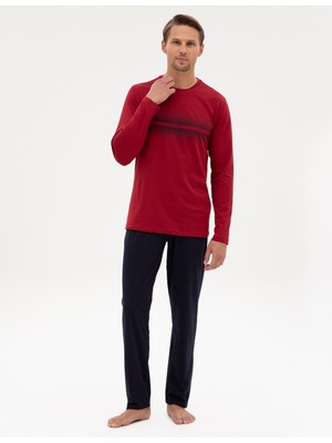 Pierre Cardin Erkek Bordo Pijama Takımı 50322634-900