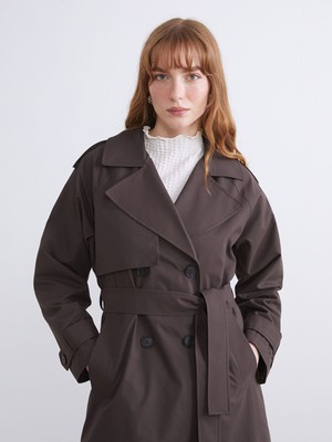 Lc Waikiki Yeni Sezon Ceket Yaka Kadın Trençkot