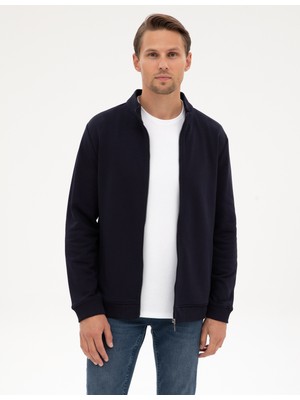 Pierre Cardin Erkek Lacivert Regular Fit Örme Hırka 50317668-VR033
