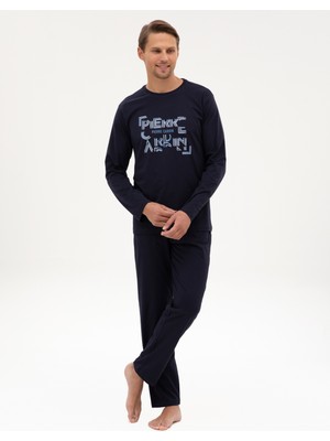 Pierre Cardin Erkek Lacivert Pijama Takımı 50322652-200