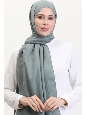 Cotton Caz Şal 70257-14 Çağla Yeşili