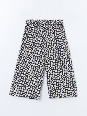 Lc Waikiki Yeni Sezon Beli Lastikli Kız Çocuk Kapri