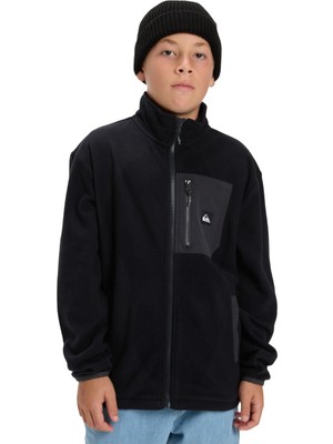 Quiksilver Ice Fields Fz Erkek Çocuk Siyah Polar Ceket