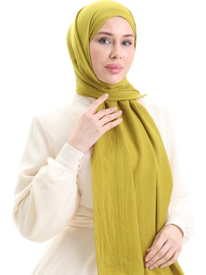 Pamuklu Soft Şal 70283-33 Yağ Yeşili