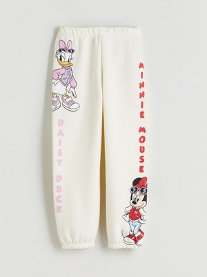 Lc Waikiki Yeni Sezon Beli Lastikli Minnie Mouse Baskılı Kız Çocuk Eşofman Alt