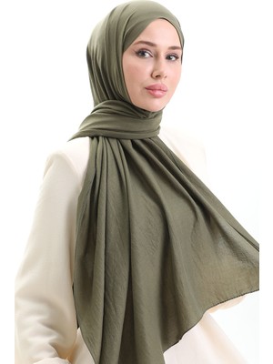 Pamuklu Soft Şal 70283-10 Kına Yeşili