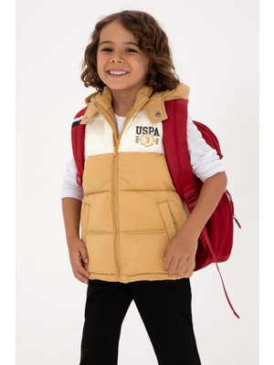 U.s. Polo Assn. Erkek Çocuk Camel Yelek (Dokuma) 50312089-VR015