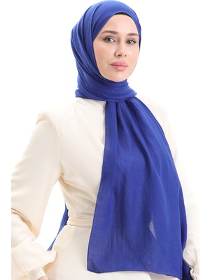 Pamuklu Soft Şal 70283-28 Saks