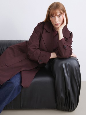 Lc Waikiki Yeni Sezon Ceket Yaka Kadın Trençkot