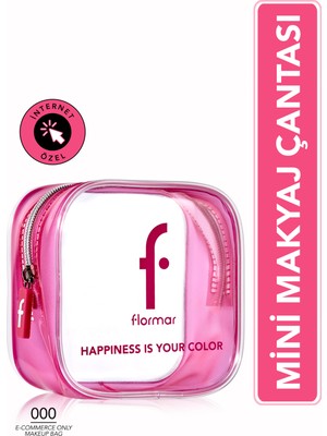 Pembe Transparan Makyaj Çantası 8682536111430