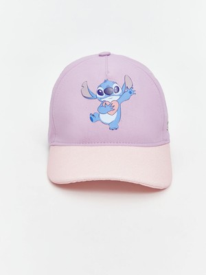 Lc Waikiki Yeni Sezon Lilo ve Stitch Baskılı Kız Çocuk Kep Şapka