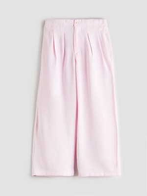 Lc Waikiki Yeni Sezon Beli Lastikli Pileli Kız Çocuk Pantolon