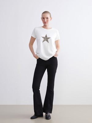 Lc Waikiki Yeni Sezon Flare Kadın Jean Pantolon