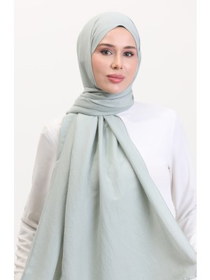 Cotton Caz Şal 70257-13 Su Yeşili