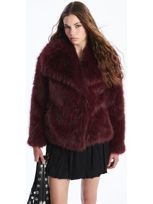 Lc Waikiki Yeni Sezon Ceket Yaka Kadın Kürk Mont