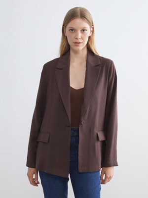 Lc Waikiki Yeni Sezon Gabardin Kadın Blazer Ceket