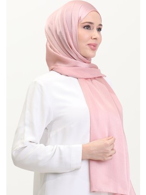 Jan Jan Şifon Şal 70239-14 Pembe
