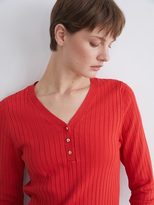 Lc Waikiki Yeni Sezon V Yaka Kadın Triko Hırka