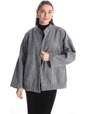 Lc Waikiki Yeni Sezon Kolej Yaka Oversize Kadın Bomber Mont