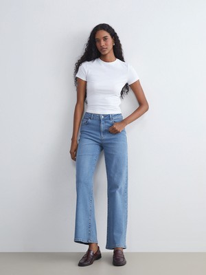 Lc Waikiki Yeni Sezon Wideleg Kadın Jean Pantolon