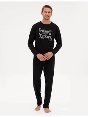 Pierre Cardin Erkek Siyah Pijama Takımı 50322652-001