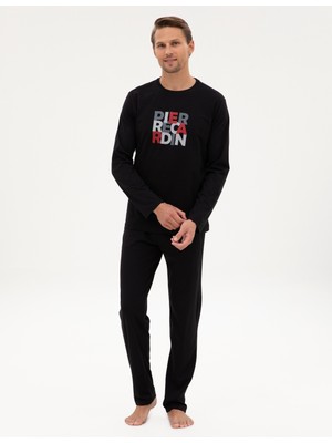 Pierre Cardin Erkek Siyah Pijama Takımı 50322654-001