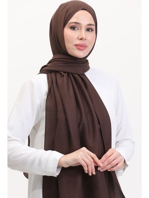 Cotton Caz Şal 70257-07 Acı Kahve