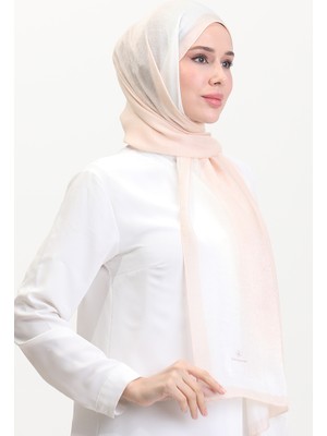 Kehribar Şal 70268-10 Açık Somon