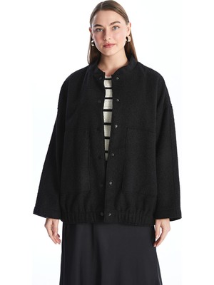 Lc Waikiki Yeni Sezon Kolej Yaka Oversize Kadın Bomber Mont