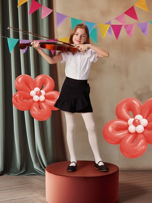 Lc Waikiki Yeni Sezon Beli Lastikli Kız Çocuk Şort Etek