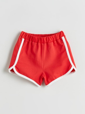 Lc Waikiki Yeni Sezon Beli Lastikli Kız Çocuk Şort