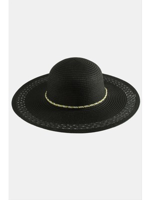 Depomix Örgülü Hasır Şapka-Krem