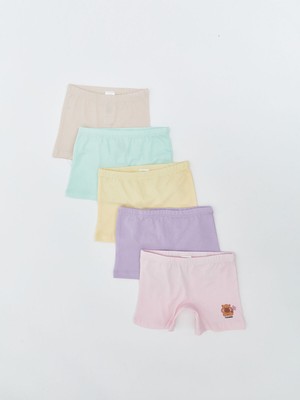 Lc Waikiki Yeni Sezon Baskılı Kız Çocuk Boxer 5'li