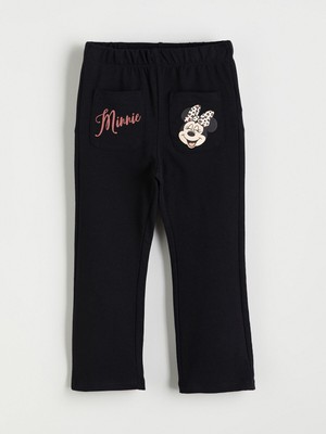 Lc Waikiki Yeni Sezon Beli Lastikli Minnie Mouse Baskılı Kız Çocuk Tayt