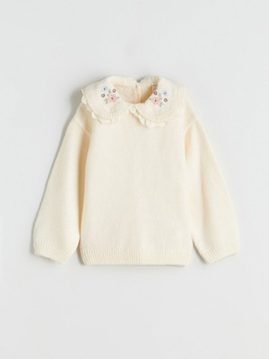 Lc Waikiki Yeni Sezon Bebe Yaka Kız Çocuk Kazak