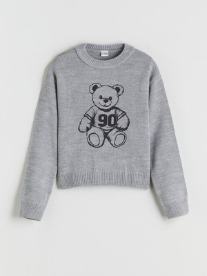 Lc Waikiki Yeni Sezon Bisiklet Yaka Kız Çocuk Triko Kazak