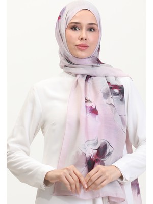 Kehribar Şal 70250-04 Pembe Gül Kurusu