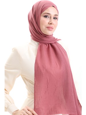 Bambu Şal 70281-45 Koyu Gül Kurusu