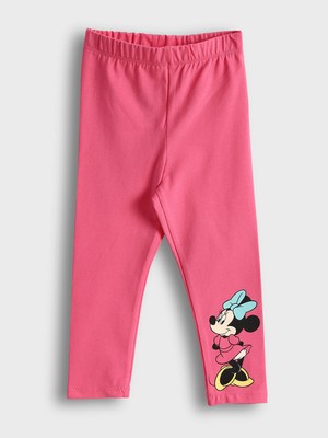 Lc Waikiki Yeni Sezon Minnie Mouse Baskılı Kız Çocuk Tayt 3'lü
