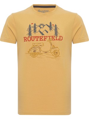Routefield Thane Erkek Sarı Tişört