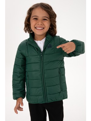 U.s. Polo Assn. Erkek Çocuk Koyu Yeşil Mont 50312088-VR079