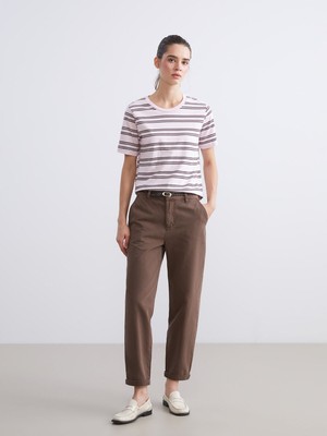 Lc Waikiki Yeni Sezon Beli Kemerli Carrot Fit Kadın Jean Pantolon