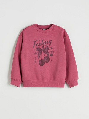 Lc Waikiki Yeni Sezon Bisiklet Yaka Kız Çocuk Sweatshirt